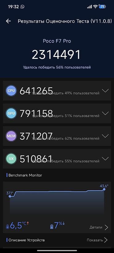 смартфон poco f7 pro: Poco F7 Pro, Новый, 512 ГБ, цвет - Голубой, 1 SIM, 2 SIM — 2