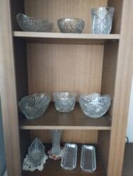 хрустальные вазы салатницы: Срочно! Дёшево! Продаю новый чайный сервиз 6 пиалок и чайник в — 13