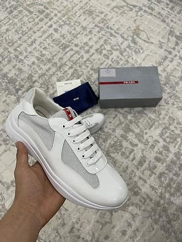 кросовки волейболные: Мужские кроссовки, 43, Prada, Новый, цвет - Белый, Самовывоз — 3