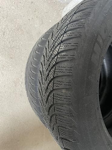 Шины 215 / 55 / R 16, Зима, Б/у, Комплект, Легковые, Германия, Michelin — 4