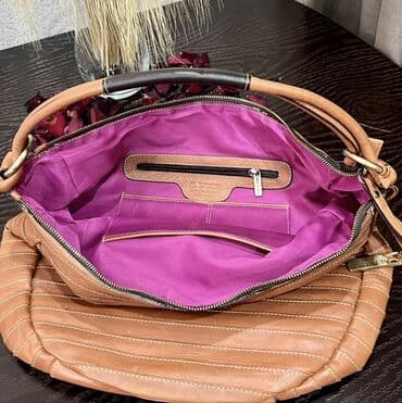 купить пластиковый чемодан на колесах: Сумка Хобо IL DUCA made in 🇮🇹 Italy Новая!!!Из коричневой итальянской — 3