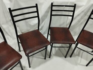 пластмассовые стулья для кафе: Стул для кафе, ресторанов, Б/у, Железо, цвет - Черный — 2