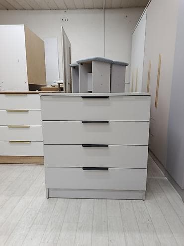 Комод для одежды, Новый, Без зеркала, ЛДСП, цвет - Бежевый, Платная доставка