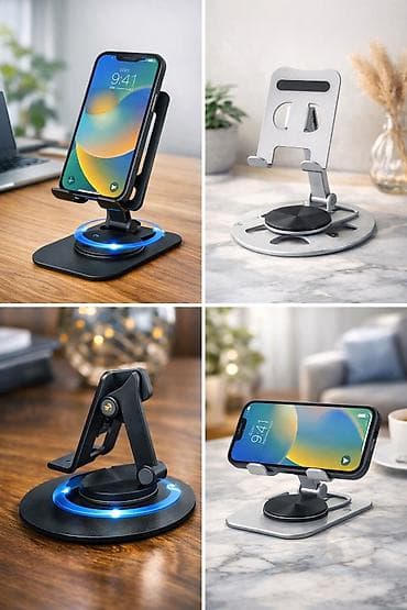подставка для светов: Металлическая подставка для телефонов - Поворот на 360°: полное — 2