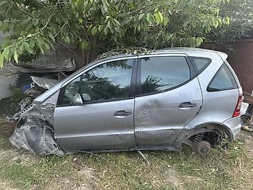 Кузов Mercedes-Benz A‑Class W168 (5‑дверный хэтчбек), серебристый, на