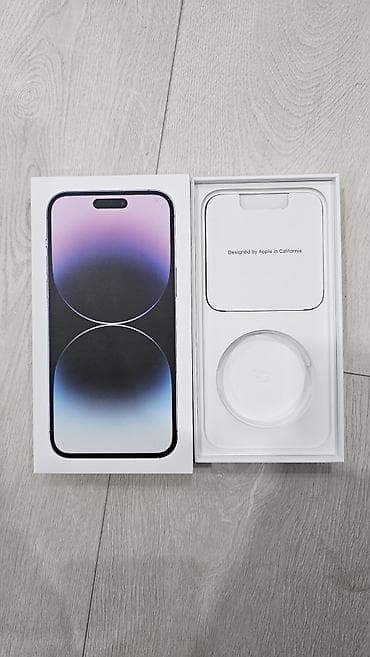 realmi 8 pro: IPhone 14 Pro Max, Б/у, 128 ГБ, Deep Purple, Коробка, 79 % — 4