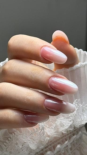 Оплата только за материал - Покрытие: гель-лак с плавным переходом от