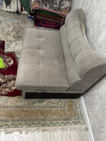 угловые диваны: Угловой модульный диван с мягкой велюровой обивкой серого цвета — 2