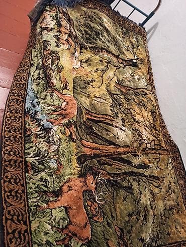 Искусство и коллекционирование: Раритетный коврик размер 190/120 висел на стене в идеальном состоянии — 5