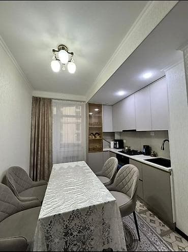 4 бөлмө, 132 м², 7-мкр Элитка, 4 кабат, Евро оңдоо