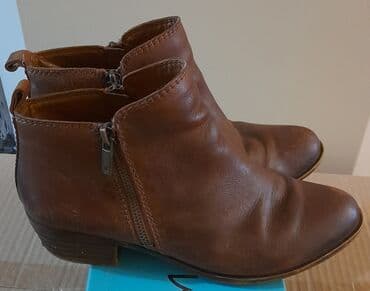 женские брендовые туфли недорого: Женские ботинки, размер 38: - Ботиночки, бежевые, замша, подклад — 9