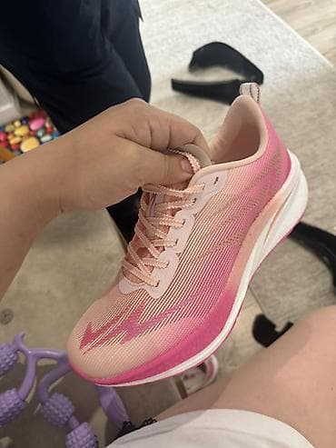 Кроссовки и спортивная обувь: Новый 40 рамен Женские кроссовки для бега/фитнеса, розово‑персиковые — 7