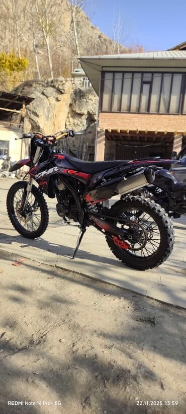 купить японский минитрактор с куном: Эндуро/кросс мотоцикл (брендовые наклейки “SHR”, “XINGUZIN”) в — 5