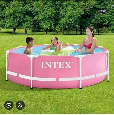 цветов: Каркасный бассейн Intex Pink Metal Frame Pool - Форма: круглый - — 4