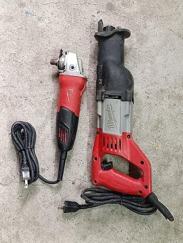 Инструменты: Milwaukee болгарка и пила за штуку 5000 .110вольт из Америки — 1