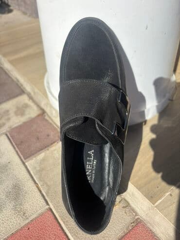 прокат национальных костюмов для детей: Женские лоферы Carnella, Made in Turkey - Цвет: черный, с легким — 1