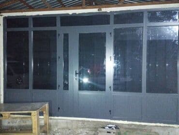 дом праек: Металлопластиковая входная группа с двойными дверями и боковыми — 2