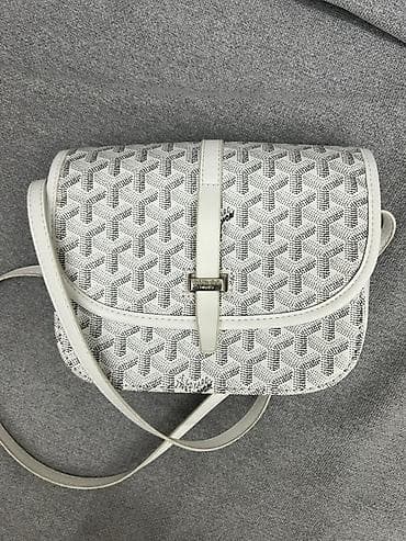 Сумка через плечо Goyard белого цвета Оригинальная сумка Goyard - — 7