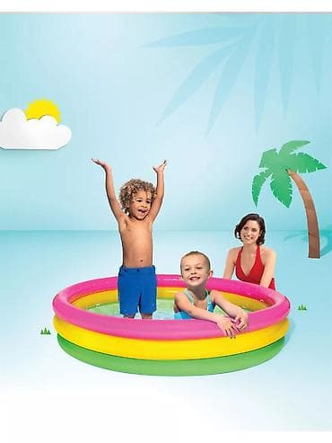 детские бассейны бишкек: 🌈 Детский надувной бассейн Intex 147×33 см 💦 👶 Безопасный бассейн для — 2