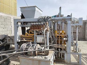 Производство строительных материалов: Вибропресс для производства бетонных блоков/бордюров с комплектом форм — 9