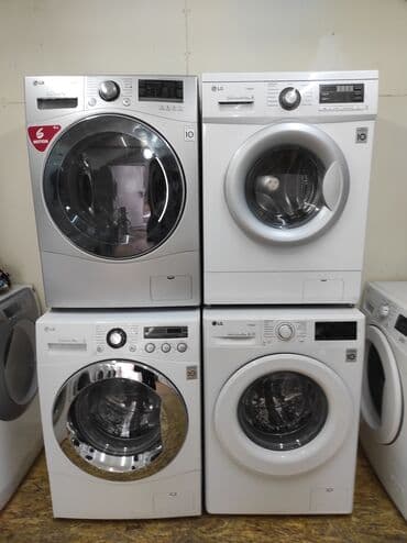бу стиральные машины в бишкеке: Стиральная машина LG, Б/у, Автомат, До 5 кг, Компактная — 4