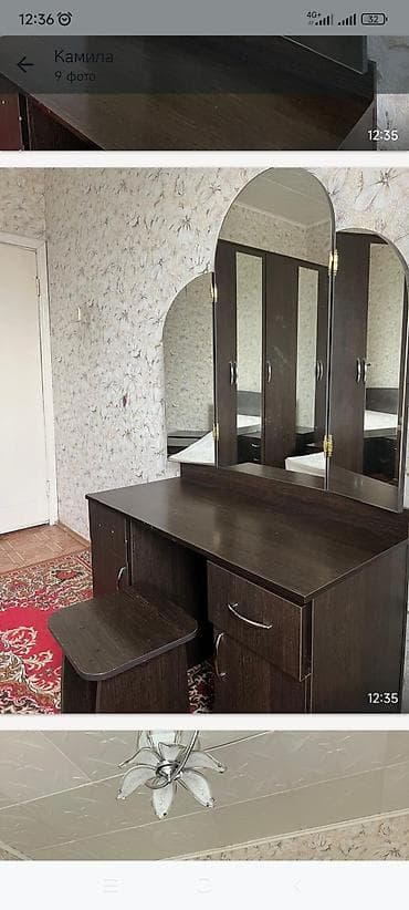 Комоды для одежды: Спальный гарнитур в темном венге Состав комплекта: полный комплект и — 2