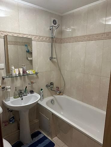 квартиры в г токмок: 1 комната, 33 м², Индивидуалка, 3 этаж, Евроремонт — 5