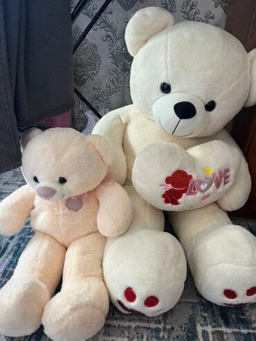 пуфики мешки: 0с Мягкие игрушки — плюшевые медведи Описание: - Большой белый — 1