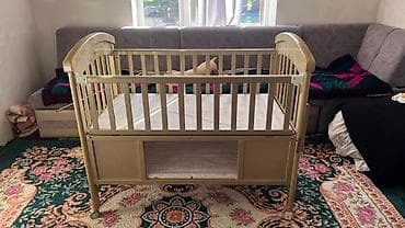 stokke люлька: Детская кровать трансформер, Другой тип, цвет - Бежевый — 3