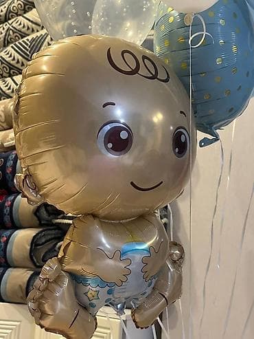 Гирлянды: Набор воздушных шаров для встречи мальчика из роддома/бэби-шауэра — 2