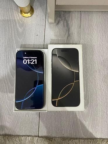 apple whatch 3: IPhone 16 Pro, Новый, Black Titanium, Коробка — 1