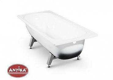 Дом и сад: Стальная ванна Antika, прямоугольная, с опорной рамой/ножками — 1