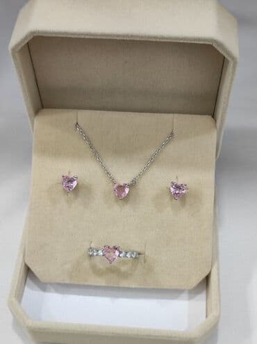 свадебное платье для высокой невесты: Набор украшений, Проба 925, Женские, Новый — 11