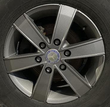 жак бу: Куйма Дисктер R 16 Mercedes-Benz, Комплект, тешиктери - 6, Колдонулган — 2