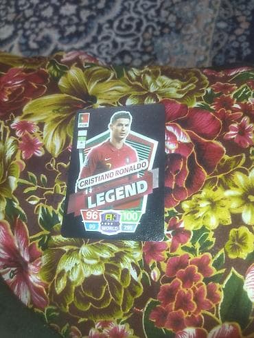 футболные фишки: Коллекционные карточки “LEGEND” с футболистами: - Cristiano Ronaldo — 2