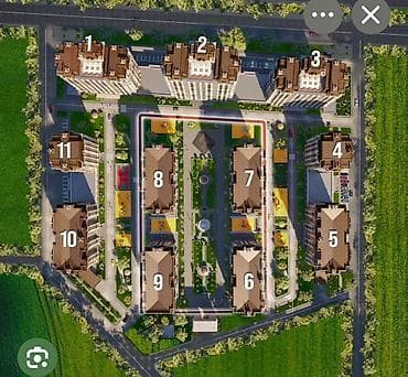 Батирлер: 3 бөлмө, 80 м², Элитка, 3 кабат, Даяр ПСО (өзү оңдоп түзөтүп бүтүү үчүн) — 2