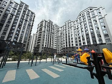 105: 2 комнаты, 77 м², Асанбай мкр Элитка, 12 этаж, ПСО (под самоотделку) — 1