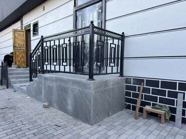 двери на балкон: Готовые перила, Материал: Металл, Для террасы, Новый — 8