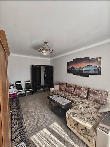 можно обмен: 2 комнаты, 46 м², Аламедин-1 мкр 105 серия, 5 этаж, Свежий ремонт — 3