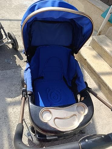 шылдырак инструмент: Прогулочная коляска для малыша - Цвет: насыщенный синий с золотистыми — 1