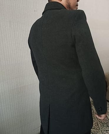 батальные размеры мужской одежды: Мужское пальто, XL, Boss, Новый, цвет - Серый, Самовывоз — 2