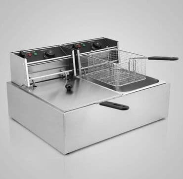 Для кафе, ресторанов: Фритюрница Фритюрница фритюрница Фритюрница двойная каждая по 6 л — 3