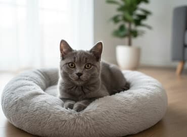 британская короткошерстная кошка: Пристраивается в добрые и ответственные руки кошечка. Британка — 1