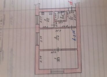 хутер: 2 комнаты, 35 м², Хрущевка, 1 этаж, Косметический ремонт — 9