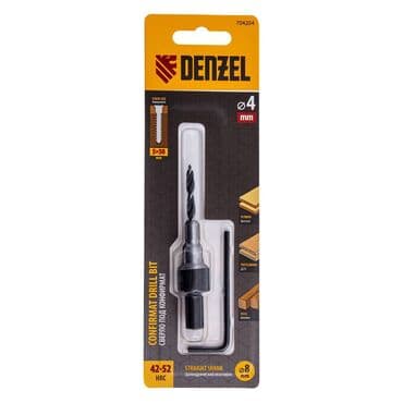 обер фрезы: Сверло зенкер под конфирмат, диаметр 4 мм, от немецкой компании — 1