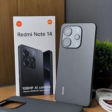 Redmi, Redmi Note 14, Б/у, 128 ГБ, цвет - Серый, 2 SIM