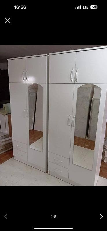 Шкаф для одежды, Новый, Прямой, ЛДСП