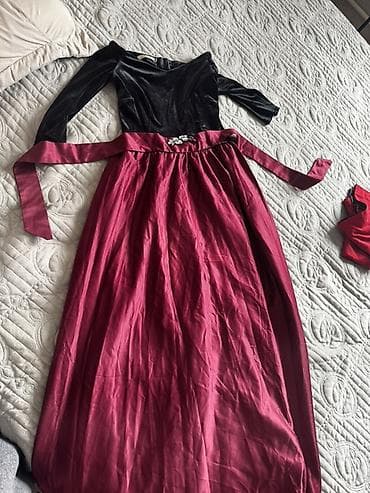 мужской смокинг купить: Вечернее платье с тречетверт рукавом и контрастным верхом/низом. - — 1