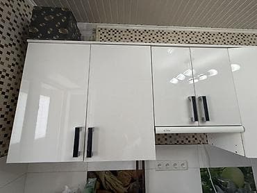 корзина для распродаж купить: Кухонный гарнитур, Б/у, цвет - Белый, МДФ, Самовывоз — 3