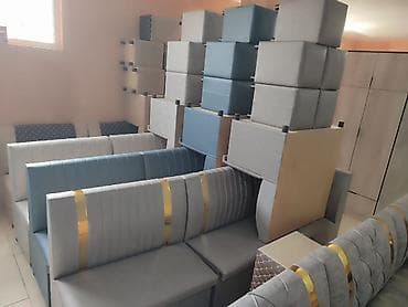 кормящий стол: Кухонный мягкий уголок, Дерево, цвет - Серый — 4